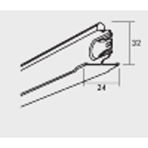 Tvärprofil Connect 8102, 1200 mm