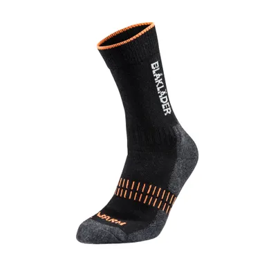 Socka Warm, Svart/Orange Strl. 40-44