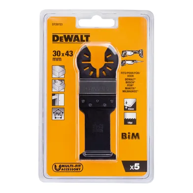 Sågblad Multiverktyg 30x43 mm, Trä/Metall, 5-pack