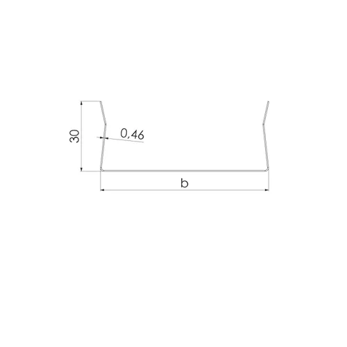 Skena SK 45/30, 2500 mm