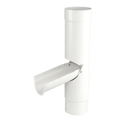 Fällbar utkastare 90 mm, Vit