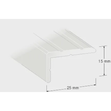 Trappnos 25x15 mm 200 cm, Silver, Nr 49