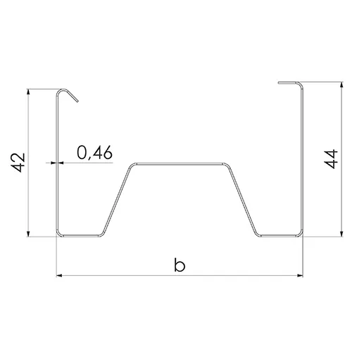 Ljudregel XR 70 2985 mm