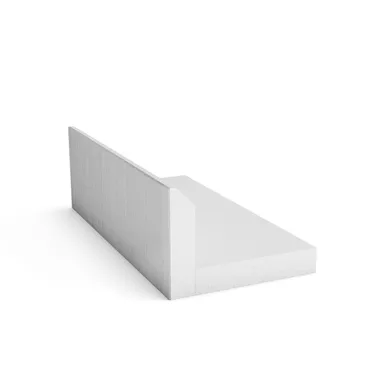 L-element rakt S200 Fiberbetong H400x1200x600 mm