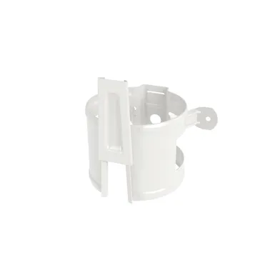 Svep med kil till trävägg 90 mm, Vit