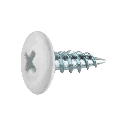 Montageskruv vit 4,2x13 mm, 100 st/frp