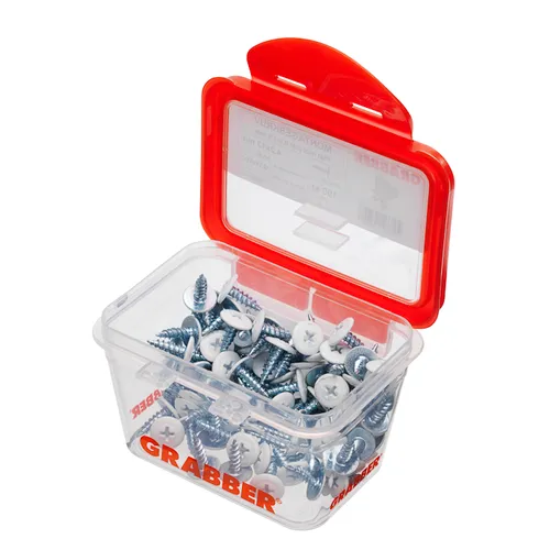 Montageskruv vit 4,2x13 mm, 100 st/frp