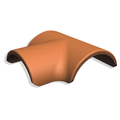 T-nock Rak Början Benderit Tegelröd