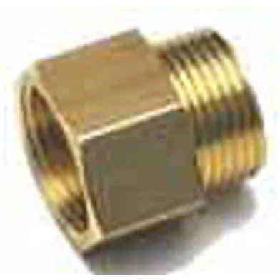 Nippel inv. x utv. gänga r25xr15, mässing