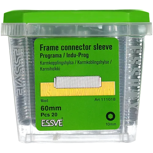 Koppelhylsa för sammanfogning av karmar