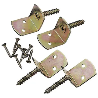 Beslag Guldkrom, 4 st/frp