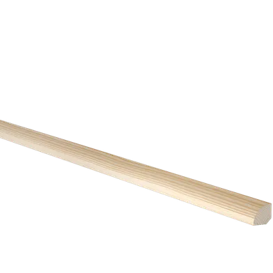 Kvartstav obehandlad furu 15x15 mm, Löpmeter