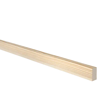 Smyglist obehandlad furu 8x21 mm, 2400 mm