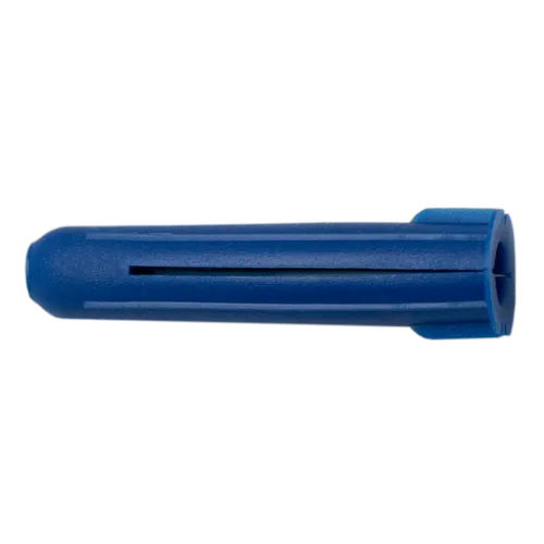 Plastplugg m. krage TP3, Blå, 46 mm, 50 st/frp