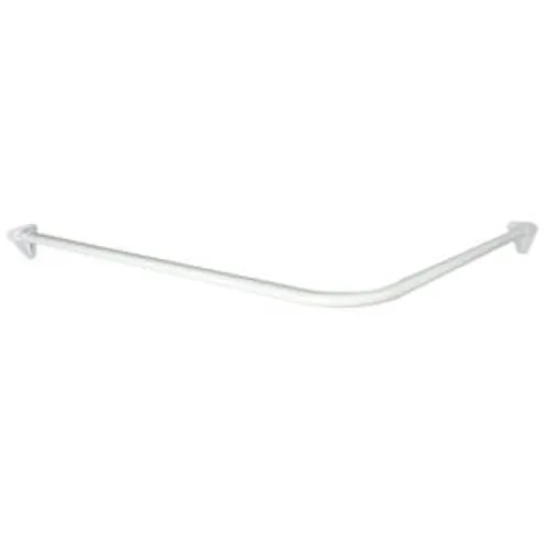 Draperistång vinkel vit, 900x900 mm