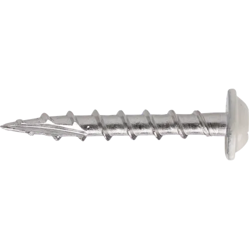 Fönsterbleckskruv rostfri, A4:C5 3,5x20 mm, Vit, 25 st/frp