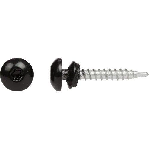 Fasadskruv för trä, C3 4,8x35 mm, Svart, 250 st/frp