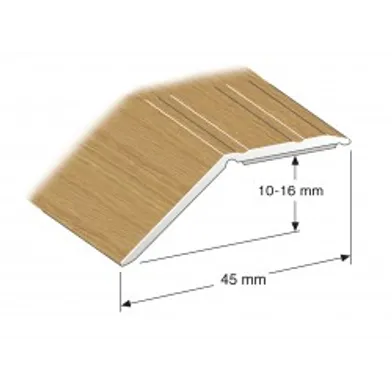 Nivålist 10-16 mm, självhäftande 200 cm, Ekfolie, Nr 179