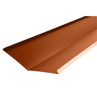 Vinkelränna 326850, 2000 mm, Brunröd