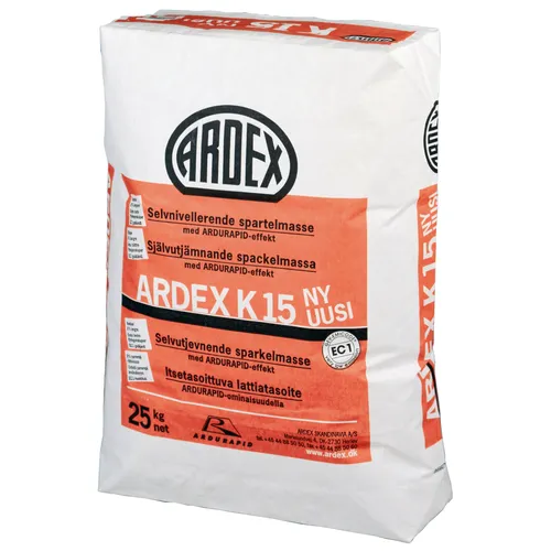 Avjämningsmassa K 15, 25 kg