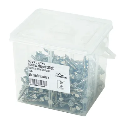 Träskruv för råspont 250 st/pkt