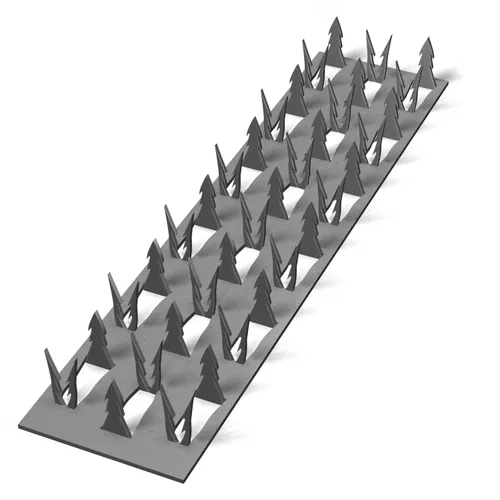 Spikbleck i plåt 180x40x1 mm, 100 st/frp