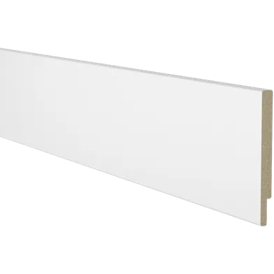 Fönstersmyg m. fals vitmålad MDF 16x175 mm, 4200 mm