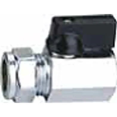 Sanitetskulventil klämring x inv. gänga 12 mm x r15