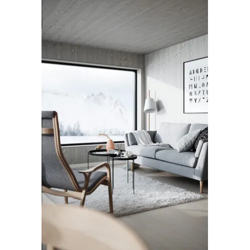 Slätspont Borstad stengrå 15x118 mm Löpmeter