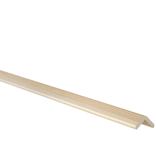 Hörnlist obehandlad furu 21x21 mm, 2700 mm