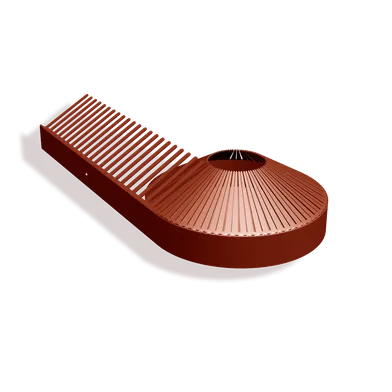 Fågelband 5 m, Tegelröd