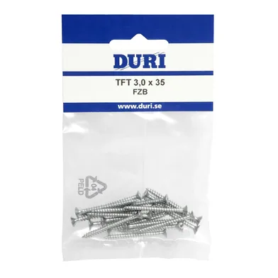 Skruv TFT 3x35 mm, Förzinkad, 20 st/frp