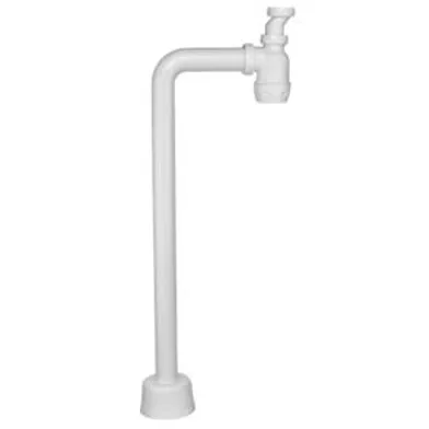 Vattenlåssats tvär vinkel vit, 40 mm