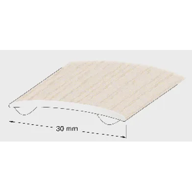 Skarvlist 30 mm, självhäftande 100 cm, Vitkalkad ek, Nr 262