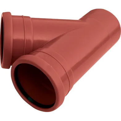 Grenrör markavlopp 45° 200/110 mm