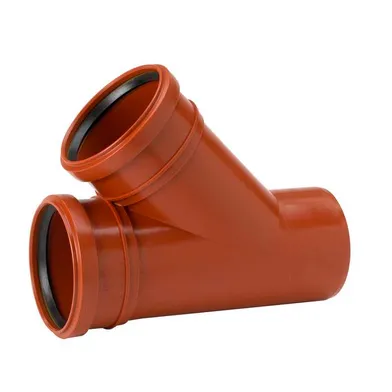 Grenrör markavlopp 45° 160 mm