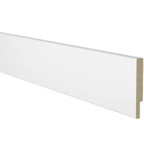 Fönstersmyg m. fals vitmålad MDF 16x125 mm, 2440 mm