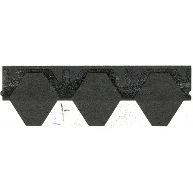 Takshingel SKRÅ Svart