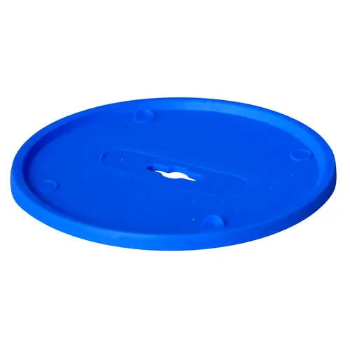 Plastbricka Ø 60 mm Blå 500 st/frp