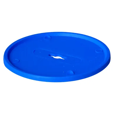 Plastbricka Ø 60 mm Blå 500 st/frp