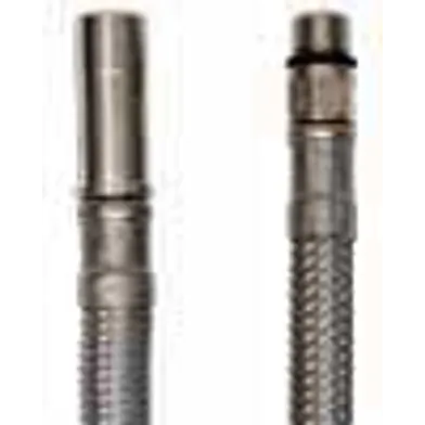 Anslutningsslang rak stålomflätad m10x10mm, 400 mm