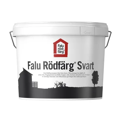 Falu Rödfärg Original Svart 10 L