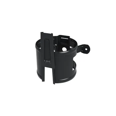 Svep med kil till trävägg 90 mm, Svart