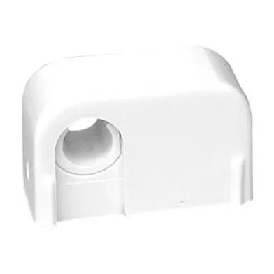 Rörklämma, enkel 8-15 mm, vit