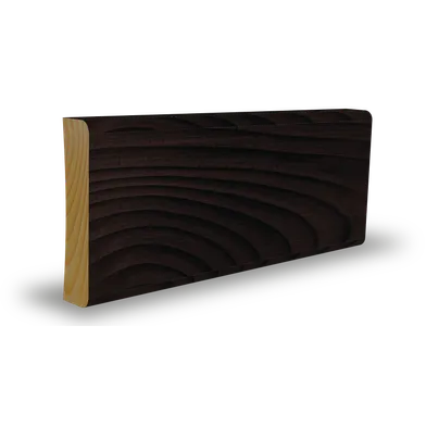 Sockel mörklaserad furu 12x56 mm, Löpmeter