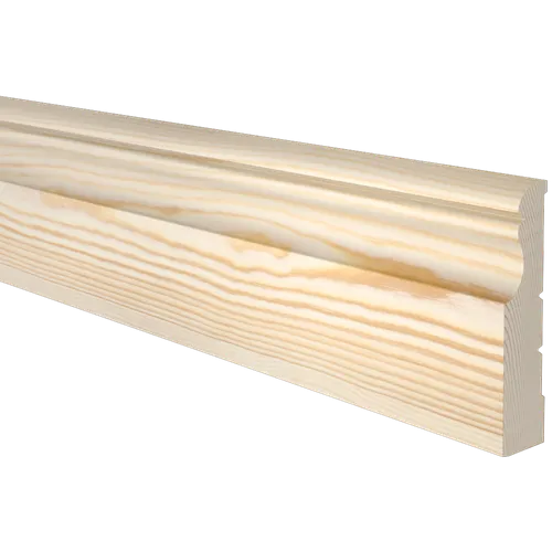 Allmogesockel obehandlad B-klassad furu 21x120 mm, Löpmeter