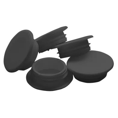 Plastlock till karmskruv 14-19 mm, Svart, 20 st/frp