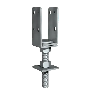 Stolpsko Uniflex efterjusterbar 2 tum 43-53 mm