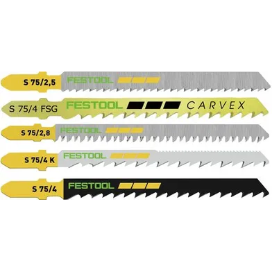 Sticksågsblad STS, set 5x5 sorter