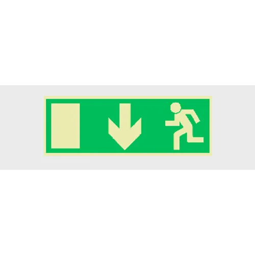 Utrymningsväg Supernova® Rakt fram 297x105 mm